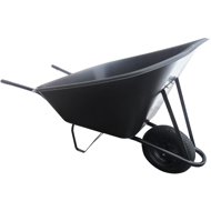 J. A. D. TOOLS wheelbarrow economic 210 l, inflatable wheel - Garden Wheelbarrow