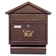 J. A. D. Tools ST 102 Mailbox with pointed roof, bronze - Mailbox
