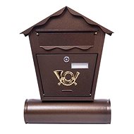 J. A. D. Tools ST101 Mailbox with pointed roof, bronze - Mailbox