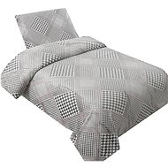 JAHU Microfiber bedding 140 × 200 + 70 × 90 - Cesare grey - Bed Linen