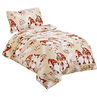 Jahu Sheets microfiber 140 × 200 cm + 70 × 90 cm - Goblin beige - Bed Linen
