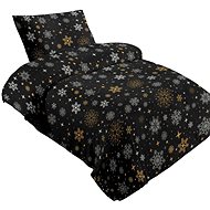 Jahu Magic Black 140 × 200, 70 × 90 cm - Bed Linen