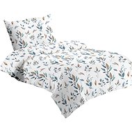 Jahu Grey and blue twigs 140 × 200, 70 × 90 cm - Bed Linen