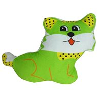Jahu Baby Pillow/Shower Green Cat - Pillow