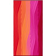 Praktik Beach towel Statico red 90 × 160 cm - Bath Towel