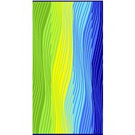 Praktik Beach towel Statico blue 90 × 160 cm - Bath Towel