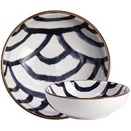 GUSTA Bowl diameter 9 × 2,8 cm Waves ceramic - Small Bowl
