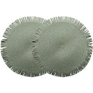 GUSTA Knitted 38 cm light green - Placemat