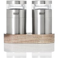 AdHoc MOLTO salt and pepper grinder set, ceramic CeraCut®, acacia/acrylic/stainless steel - Spice Grinder