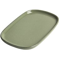 GUSTA stoneware 16×11 cm Green - Plate