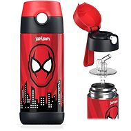 Jarlson Children's stainless steel thermo bottle with straw CHARLI Spiderman 350 ml - Thermos