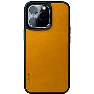Lemory iPhone 13 Pro kožený kryt hořčičná - Phone Cover