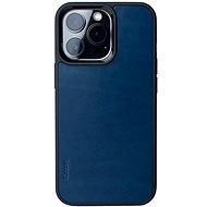 Lemory iPhone 13 Pro kožený kryt tmavě modrá - Phone Cover