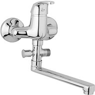 JB Sanitary Slim Bathroom wall-mounted mixer, flat arm 200 mm, A103100 - Tap