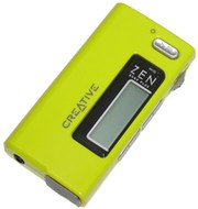 Creative Zen Nano Plus FM 512MB zelený (green), MP3/ WMA přehrávač, FM tuner, dig. záznamník, USB2.0 - MP3 Player