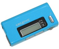 Creative Zen Nano Plus FM 512MB světle modrý (light blue), MP3/ WMA přehrávač, FM tuner, dig. záznam - MP3 Player
