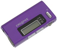 Creative Zen Nano Plus FM 512MB purpurový (purple), MP3/ WMA přehrávač, FM tuner, dig. záznamník, US - MP3 Player