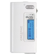 Creative MuVo N200 Micro 128MB bílý (white), MP3/ WMA přehrávač, FM tuner, dig. záznamník, USB2.0 - MP3 Player