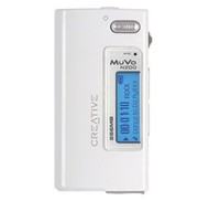Creative MuVo N200 Micro 256MB bílý (white), MP3/ WMA přehrávač, FM tuner, dig. záznamník, USB2.0 - MP3 Player