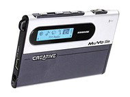 Creative Nomad MuVo slim FM 256MB černý (black), MP3/ WMA player, FM tuner, LCD display, USB2.0 - MP3 Player