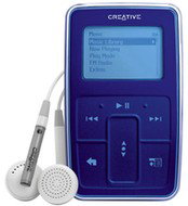 Creative ZEN Micro HDD 6GB tmavě modrý (dark blue), MP3/ WMA player, LCD display, USB2.0 - MP3 Player