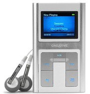 Creative ZEN Sleek Photo 20GB stříbrný (silver), MP3/ WMA player, FM tuner, OLED display, USB2.0 - MP3 Player
