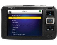 Creative ZEN VISION HDD 30GB + slot na CF, černý (black), MP3/ WMA/ WMV/ DivX/ XviD přehrávač, OLED  - MP3 Player
