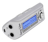 Lunnatic 3600 DUO 1GB - stříbrný (silver) MP3/ WMA/ WAV přehrávač, FM tuner, LCD, USB disk, 2x výstu - -