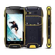 EVOLVEO StrongPhone Q8 LTE black-yellow - Mobile Phone