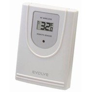 EVOLVE EMX428 additional wireless sensor temperature display for the home weather station EMC427, EM - -