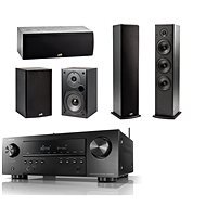 DENON AVR-S650H Black + Polk Audio T15 + T30 + T50 Speaker System - Home Theatre