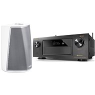 DENON AVR-X4300 black + speaker HEOS 1 HS2 white - AV Receiver