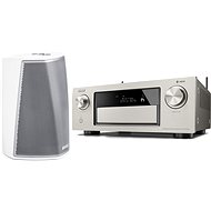 DENON AVR-X4300 stříbrný + reprosystém HEOS 1 HS2 bílý - AV Receiver