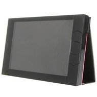 ALBUM red aluminium/ black leather - Digital Photo Album