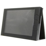 ALBUM silver aluminium/ black leather - Digital Photo Album