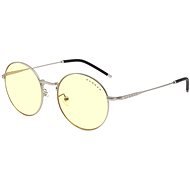 GUNNAR Ellipse Silver, borostyánszín üveg - Monitor szemüveg