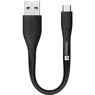 CONNECT IT Wirez Micro USB fekete, 0,13 m - Adatkábel