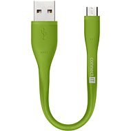 CONNECT IT Wirez Micro USB green, 0.13m - Data Cable
