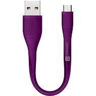 CONNECT IT Wirez Micro USB violet, 0.13m - Data Cable