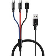 CONNECT IT Wirez 3-in-1, 1.2m, black - Power Cable