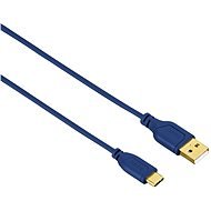 Hama Flexi-Slim USB-C 0.75m kék - Adatkábel