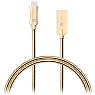 CONNECT IT Wirez Steel Knight Lightning Apple 1m, metallic gold - Data Cable