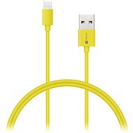 CONNECT IT Colorz Lightning Apple 1 m, sárga - Adatkábel