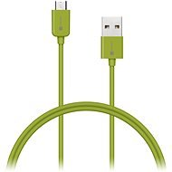 CONNECT IT Colorz Micro USB 1 m zelený - Dátový kábel