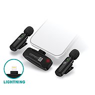 CONNECT IT Wireless Lavalier Lightning microphone (2 pcs + receiver) set - Microphone