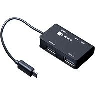 CONNECT IT OTG Hub & Reader, USB + micro USB - Čítačka kariet
