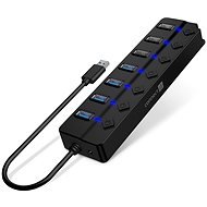 CONNECT IT Mighty Switch 2, fekete - USB Hub