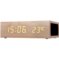 CONNECT IT Qi Alarm Clock hellbraun - Wecker