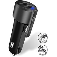 CONNECT IT Emergency Car Charger, Anthracite - Car Charger