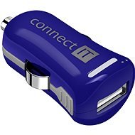 CONNECT IT InCarz Charger ONE 2.1A kék (V2) - Autós töltő